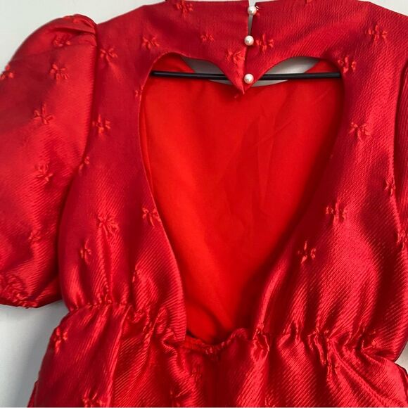 Sister Jane Poppy Heart-Cutout Mini Dress - Picture 8 of 10